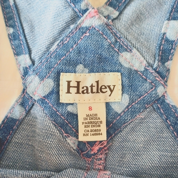 Hatley Jean Overall Dress -Size 8 - Picture 2 of 5